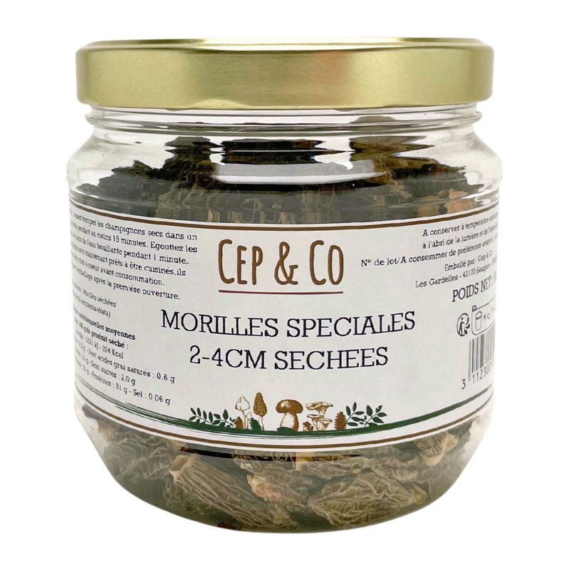 Morille spéciale séchée 2-4cm tubo 80g