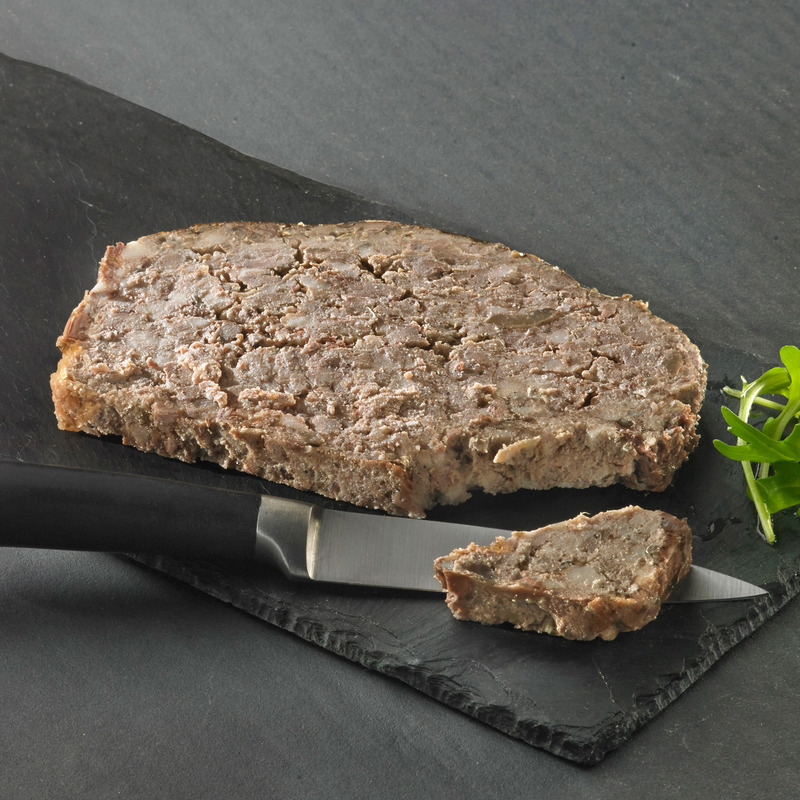 Country-style pâté Breton PGI french pork meat stoneware terrine ±3.5kg