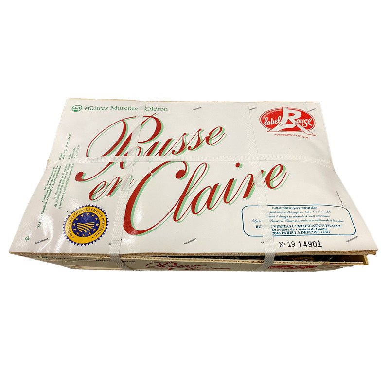 Huîtres Pousse en Claire IGP Label Rouge (Marennes-Oléron) N°3 x24