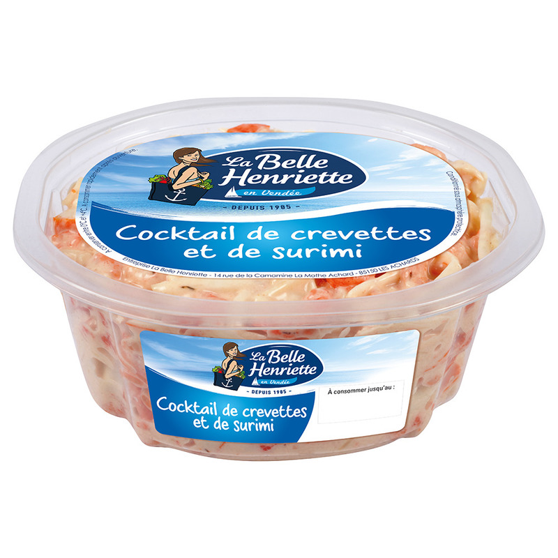 Salade de crevettes et surimi 300g