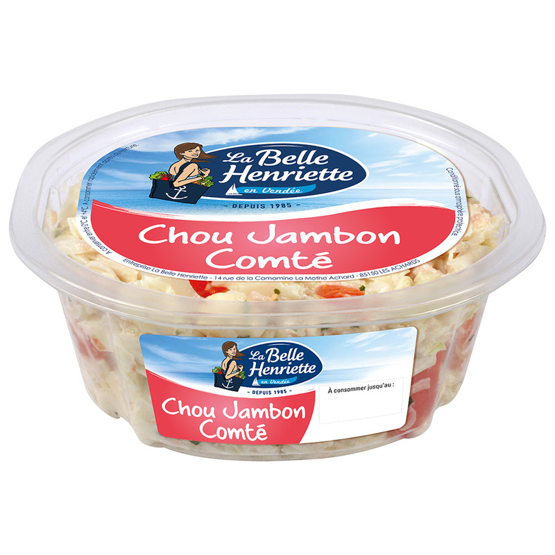 Salade de chou au jambon avec tomates et comté 300g