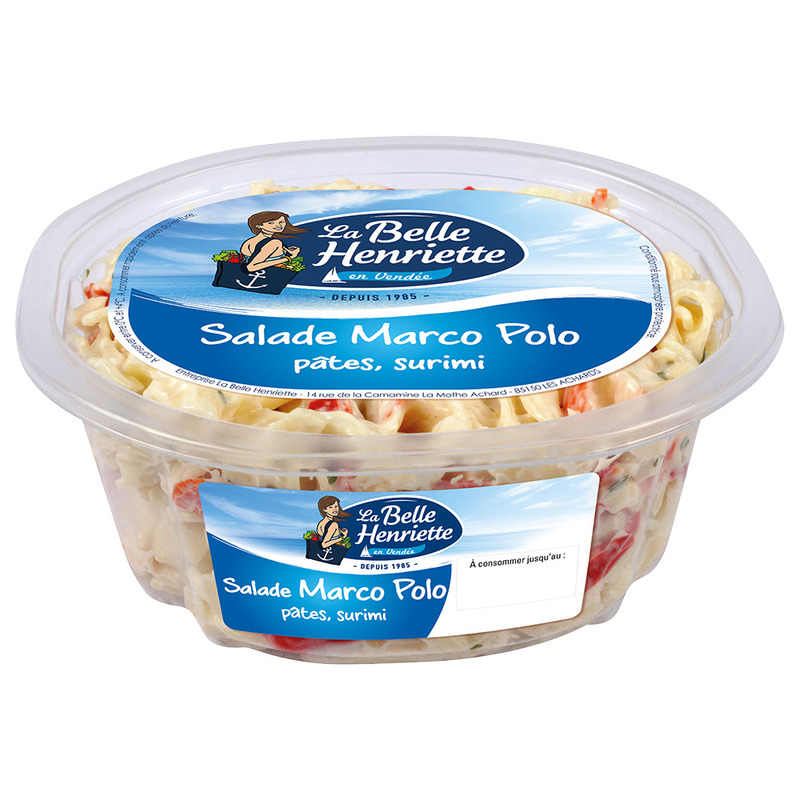 Salade Marco Polo (pâtes françaises et surimi clean label) 300g
