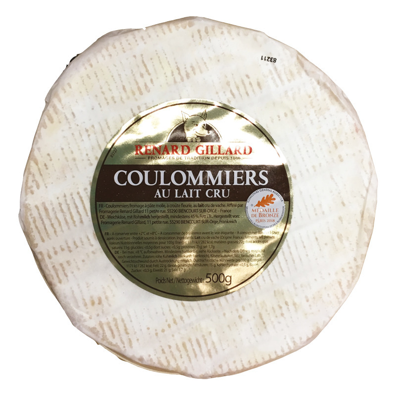 Coulommiers raw milk 500g
