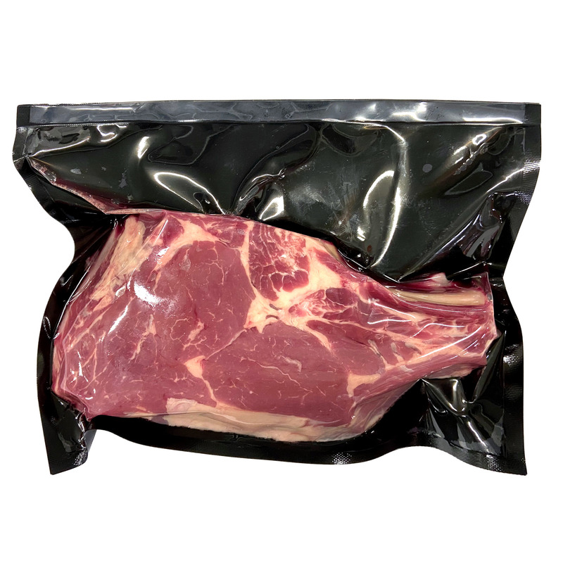 Angus beef rib with bone vacuum packed ±800g