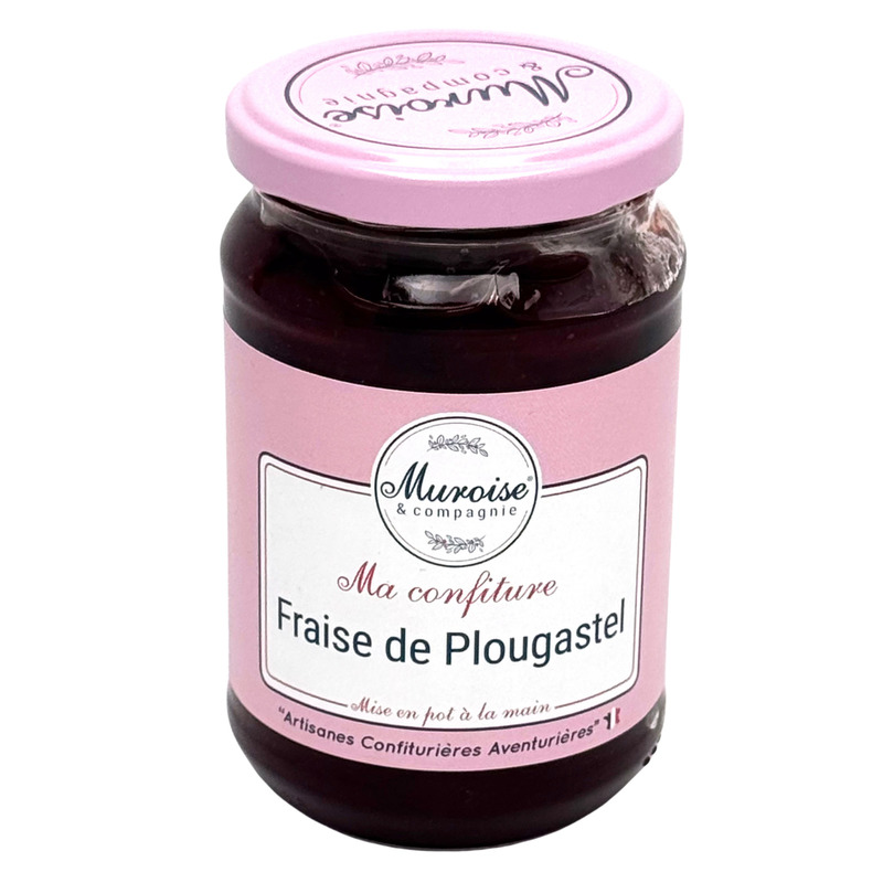 Confiture artisanale de fraise de Plougastel pot 350g