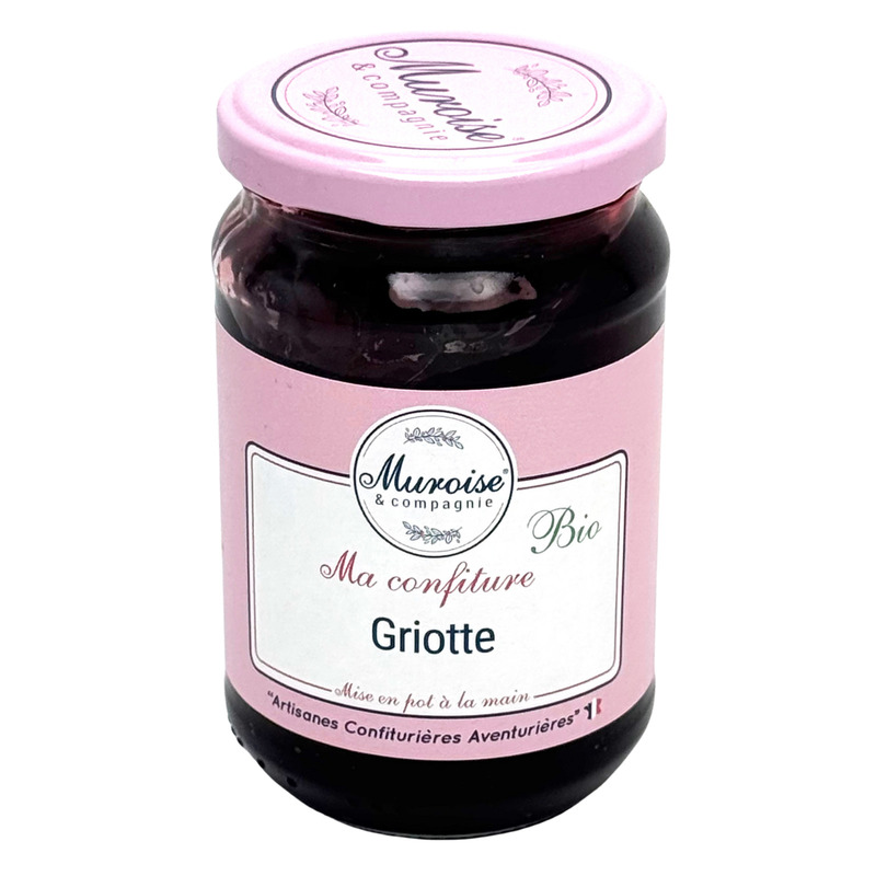 Confiture artisanale de griotte BIO pot 350g