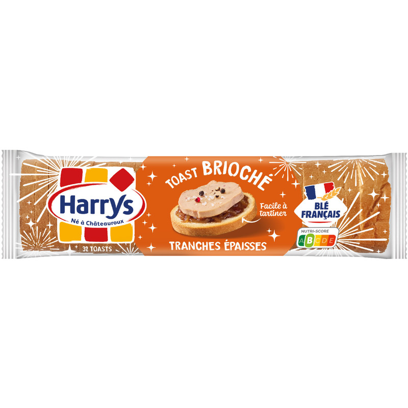 Pain canapé brioché Foie Gras 250g
