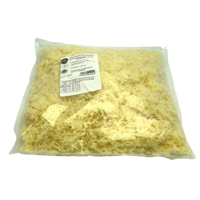 Grated young Cantal PDO ±1kg