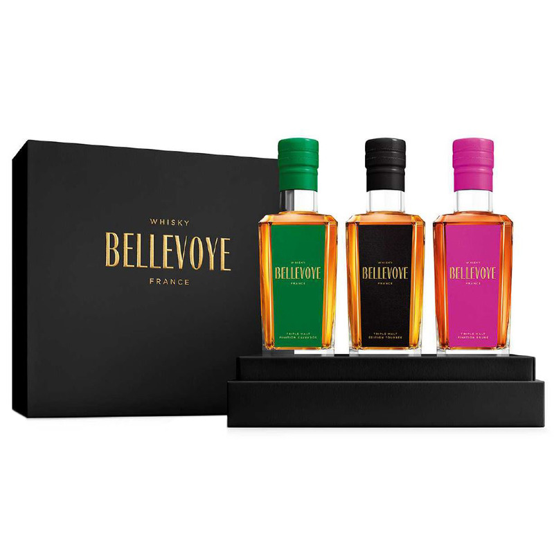 Whisky Bellevoye tricolore Coffret Prestige 3x20cl