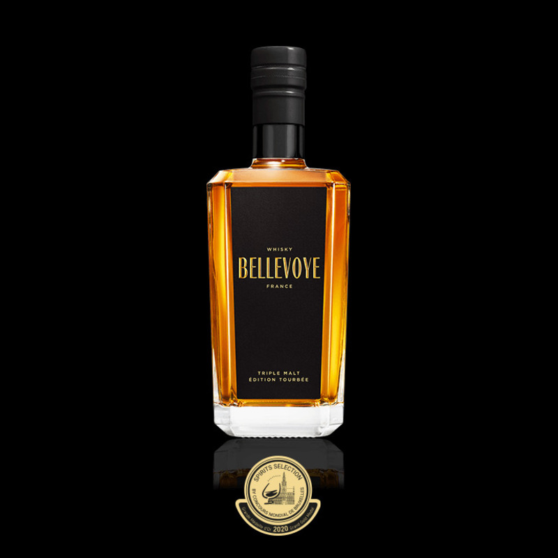 Whisky Bellevoye Noir 43° 70cl et son étui
