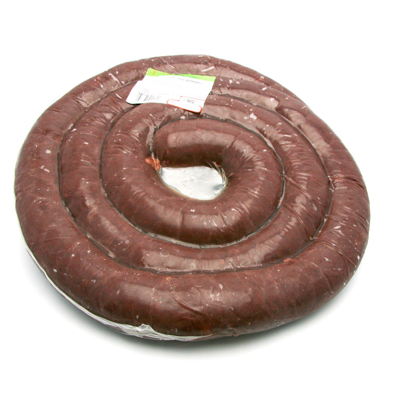 Curled black pudding with onions and apples frenck pork ±2.3kg