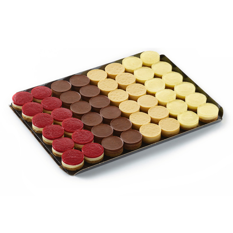 ❆ Assortment of baby cheesecakes service tray x48 1kg