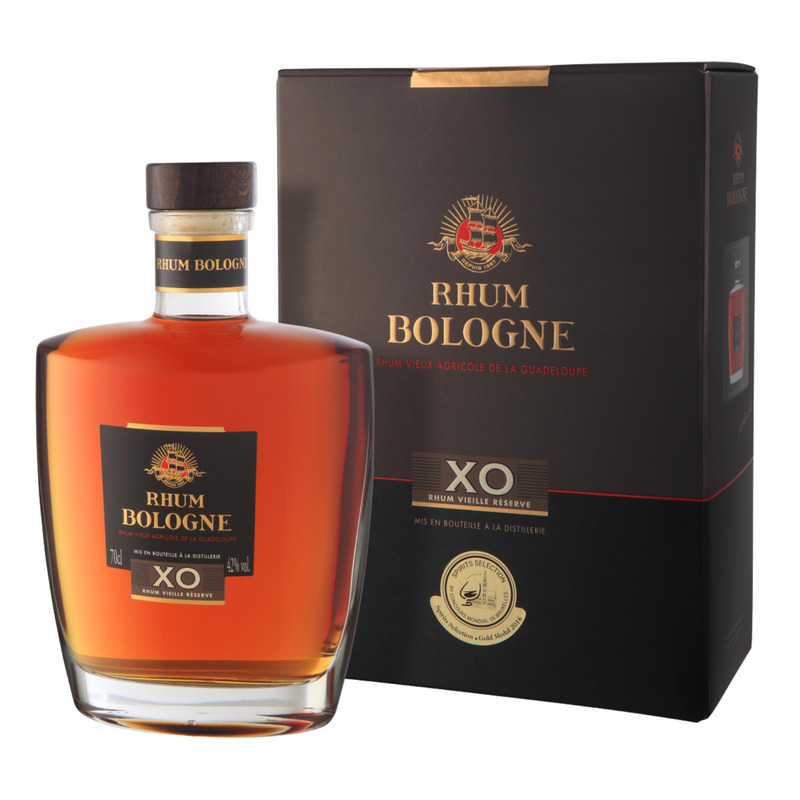 Bologne old amber agricultural rum XO Vieille Réserve 42°