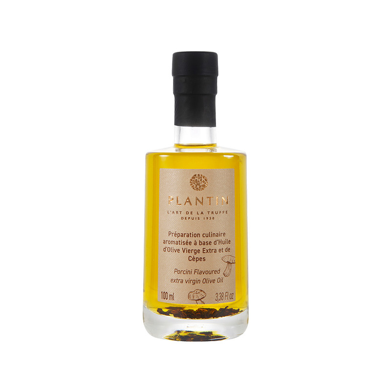 Culinary preparation with extra virgin olive oil flavoured with porcini mushrooms 10cl