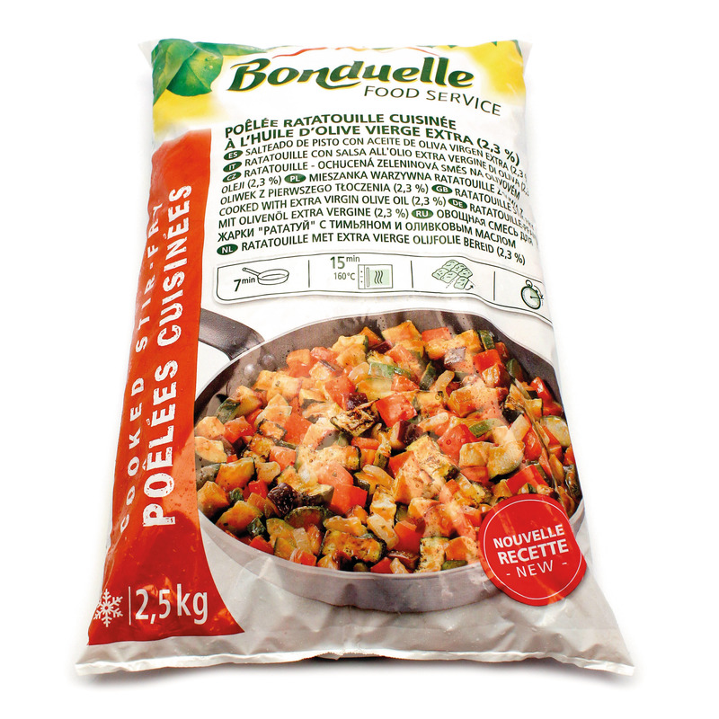 ❆ Stir-fry ratatouille cooked in olive oil 2.5kg