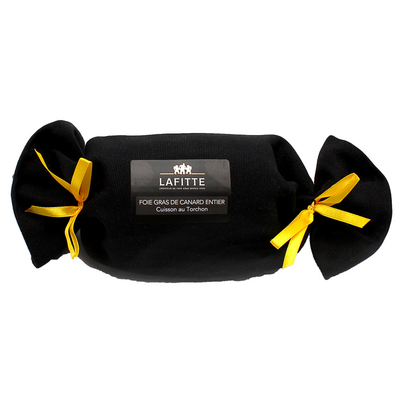 Foie gras de canard IGP Sud-Ouest entier mi-cuit au torchon ±400g