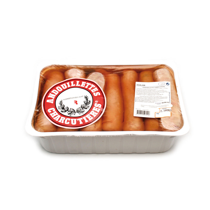 Charcutière Andouillette sausages in aspic tub ±2.5kg