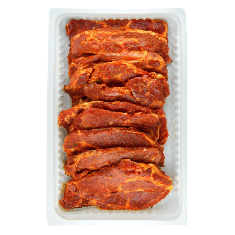 Mexican style pork ribs marinated LPF x10 tub ±1.4kg