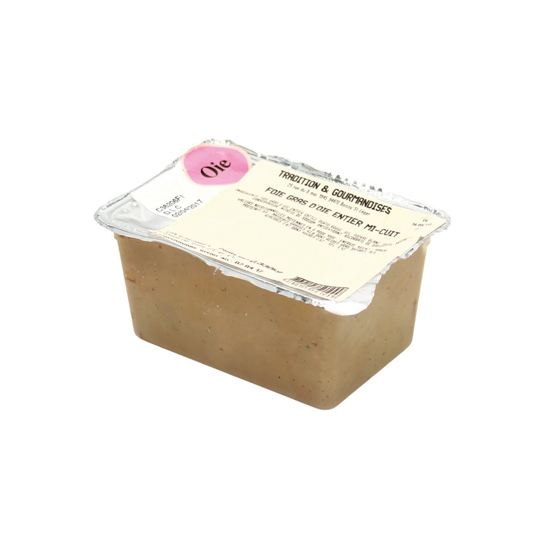 Foie gras d'oie entier mi cuit 270g