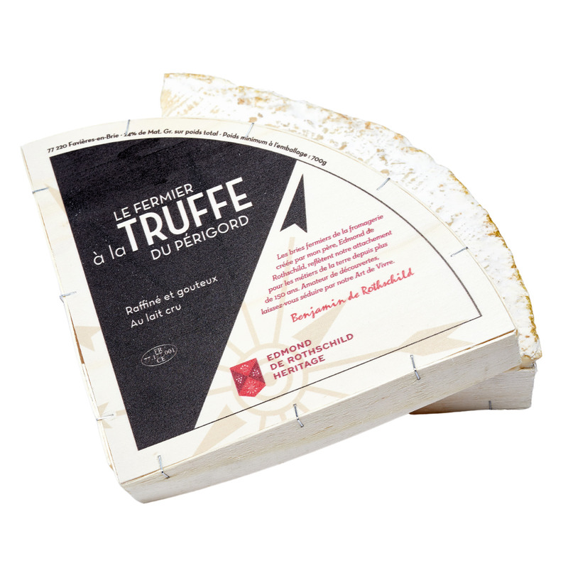 Le Fermier à la truffe noire Tuber Melanosporum 3% au lait cru ±700g