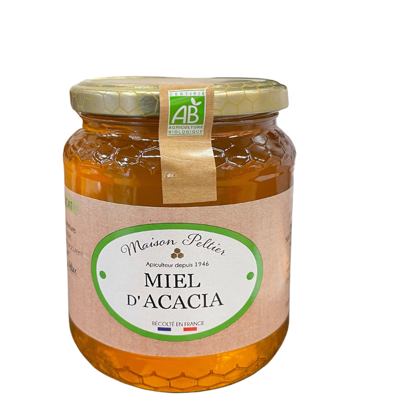 Miel d'acacia français BIO bocal 500g