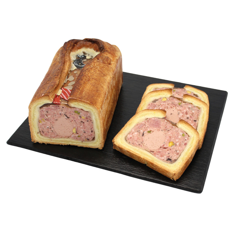 Pâté en croûte Richelieu mousse vacuum packed 2.5kg