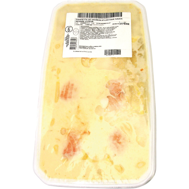 Salmon paupiettes pouch tub 1.44kg