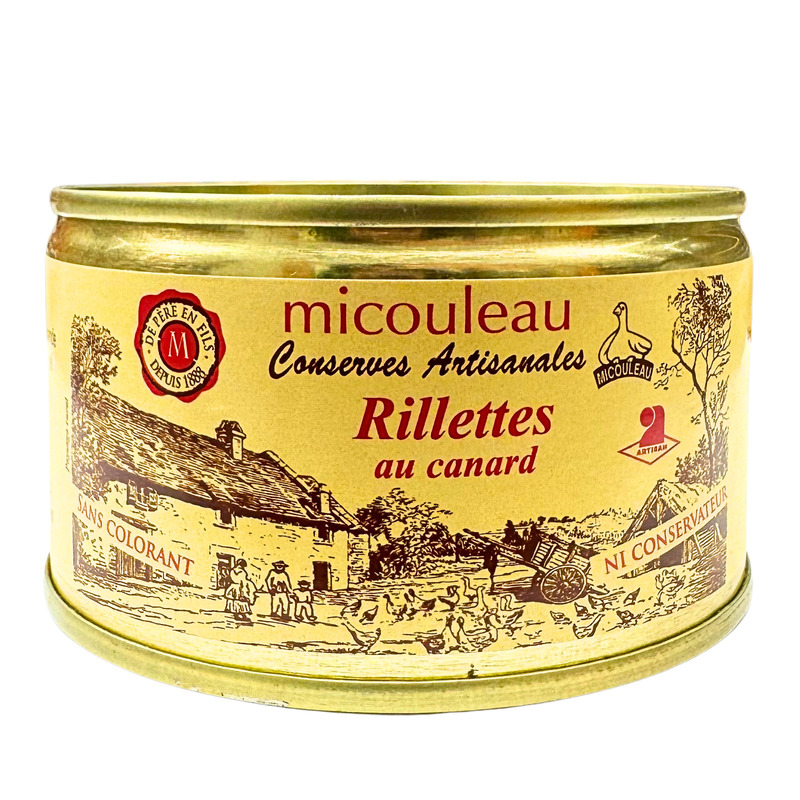 Rillettes au canard boîte 180g