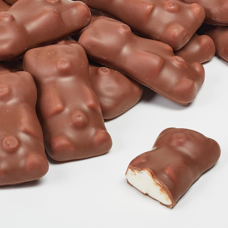 Petits oursons en guimauve enrobée de chocolat x140