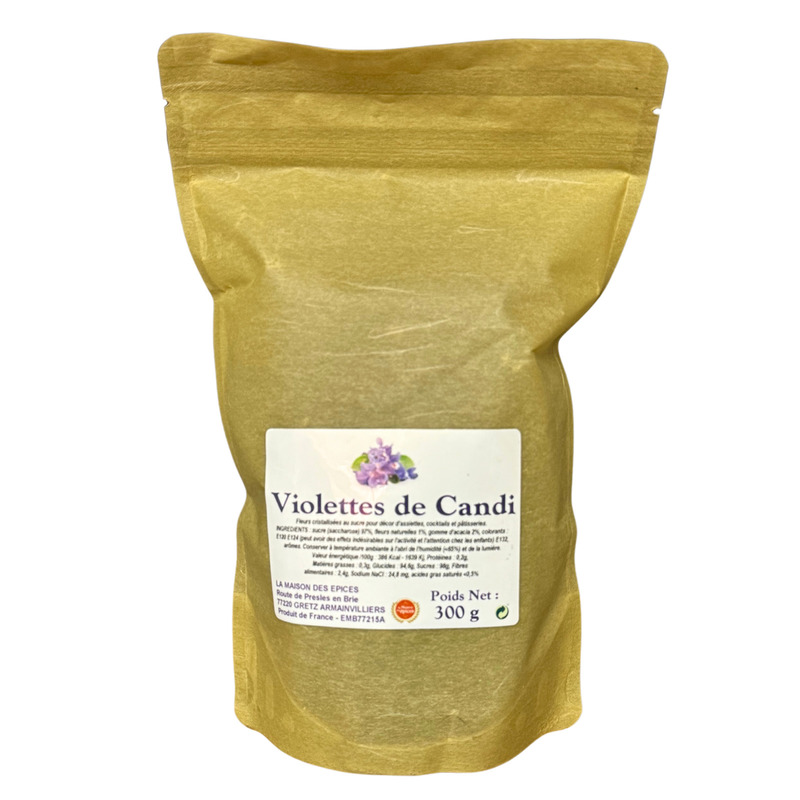 Fleurs de violette cristallisées 300g
