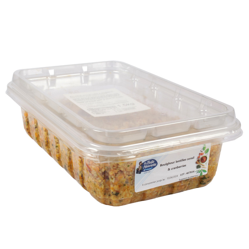 Bulgur salad with coral lentils, tomatoes and cranberries 1.5kg