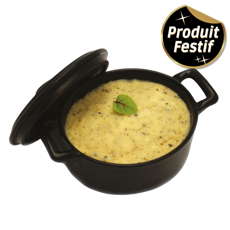 Purée de pommes de terre à la truffe noire Tuber Melanosporum 1% barquette ±3,6kg