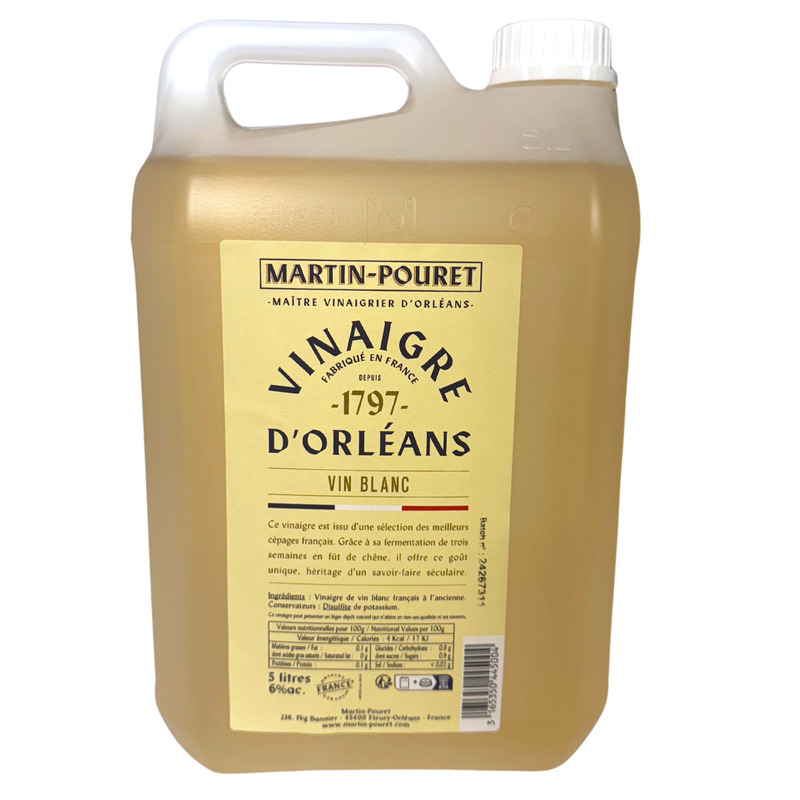 Vinaigre d'Orléans vin blanc 6° 5L