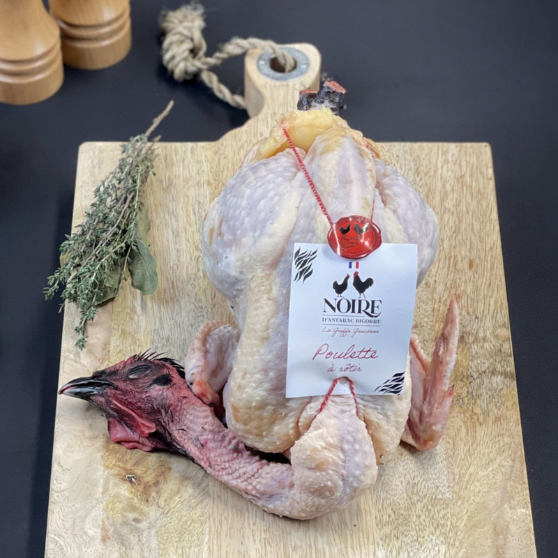 Noire d'Astarac Bigorre chicken 150 days pulled ±1.8kg