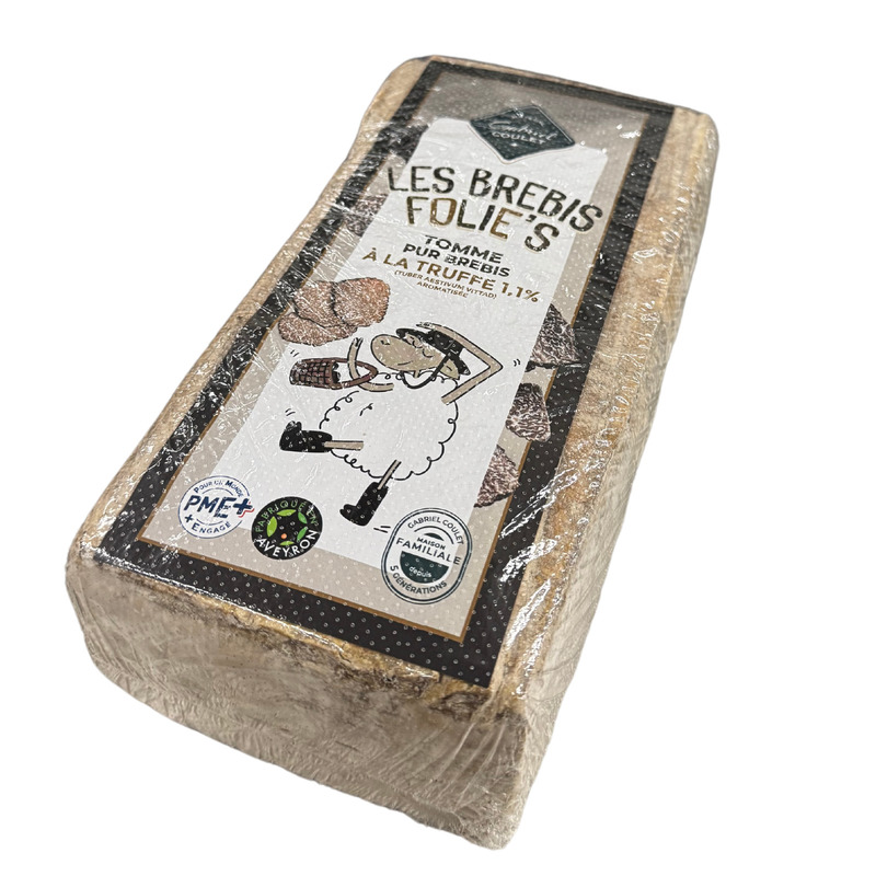 Aveyron sheep tomme with Tuber Aestivum Vitt. truffle 1% 1/4 ±500g