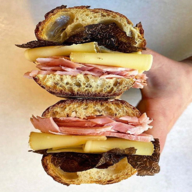 Jambon cuit de porc français EBE filière lin 1/2 ±3,5kg