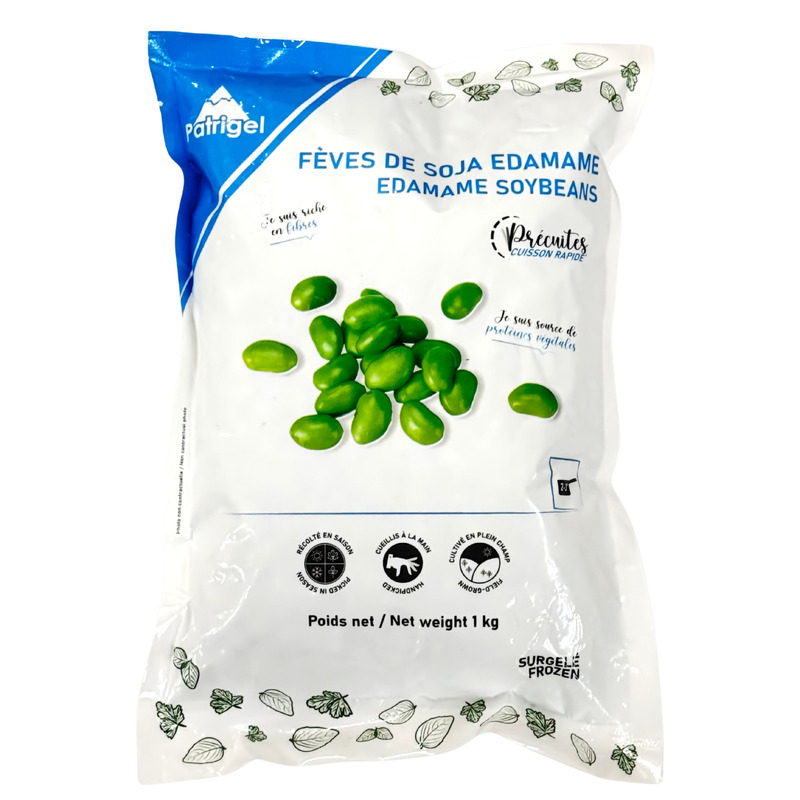 ❆ Pre-cooked edamame soja beans IQF 1kg