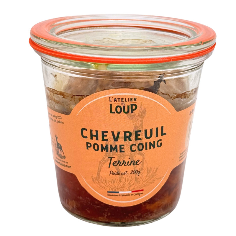 Venison apple and quince terrine verrine 200g