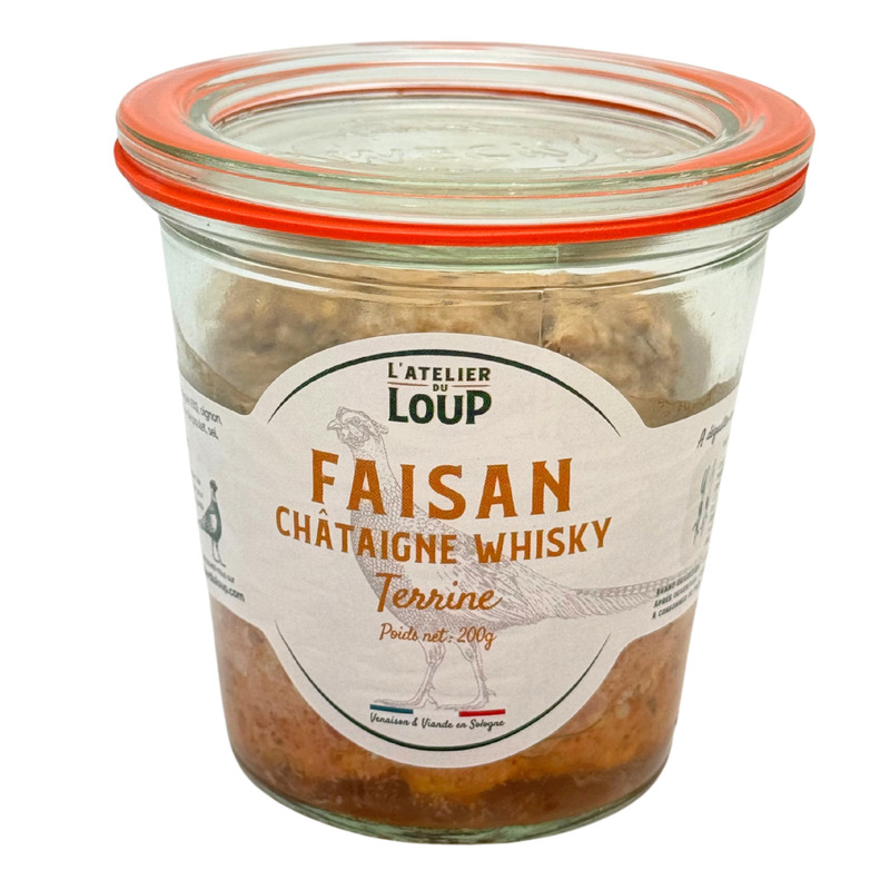 Pheasant terrine with chestnuts and whisky verrine 200g
