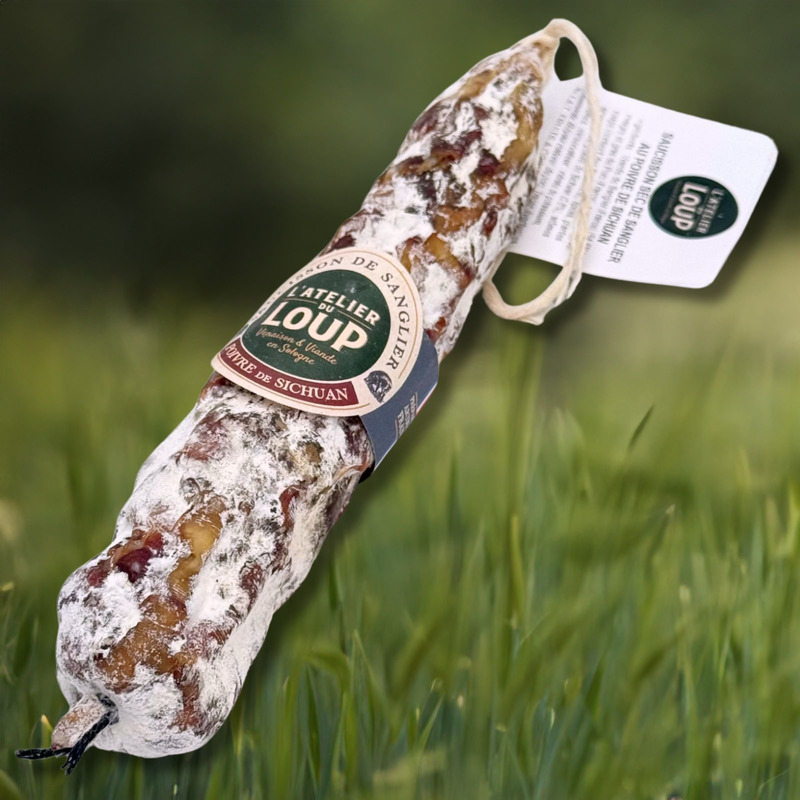 Wild boar sausage with Sichuan pepper ±170g