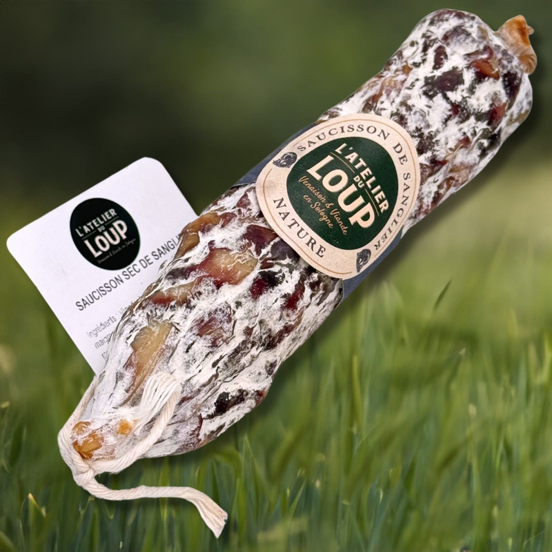 Wild boar sausage natural ±170g