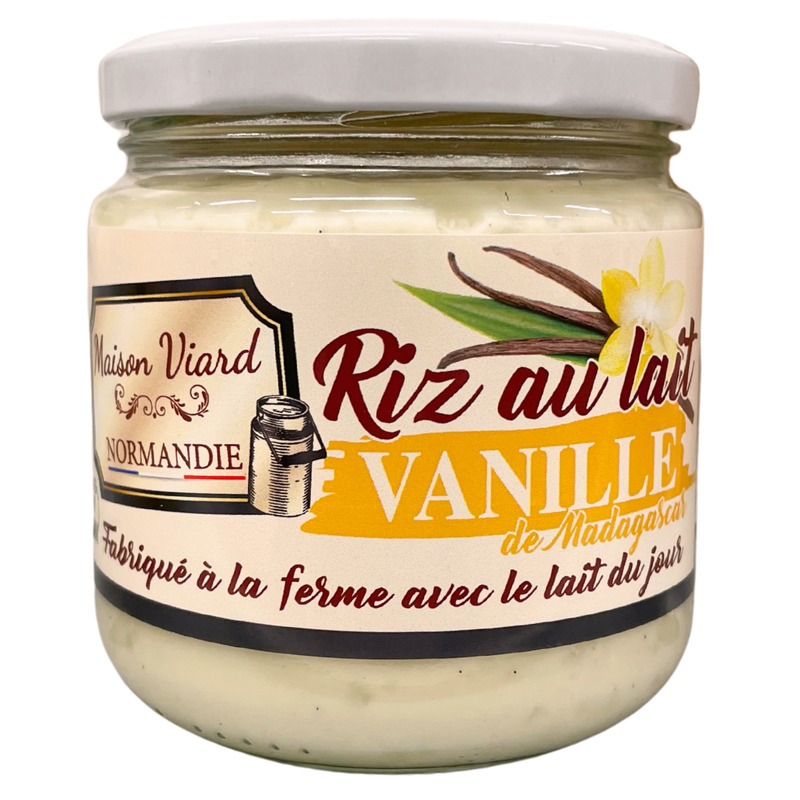 Farmhouse Madagascar vanilla and Camargue rice pudding 400g