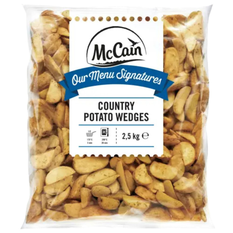 ❆ Country potato wedge 2,5kg