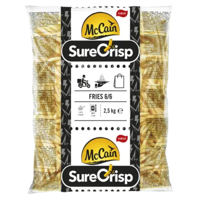 ❆ Frite 6/6 a/ peau Surecrisp 2,5kg