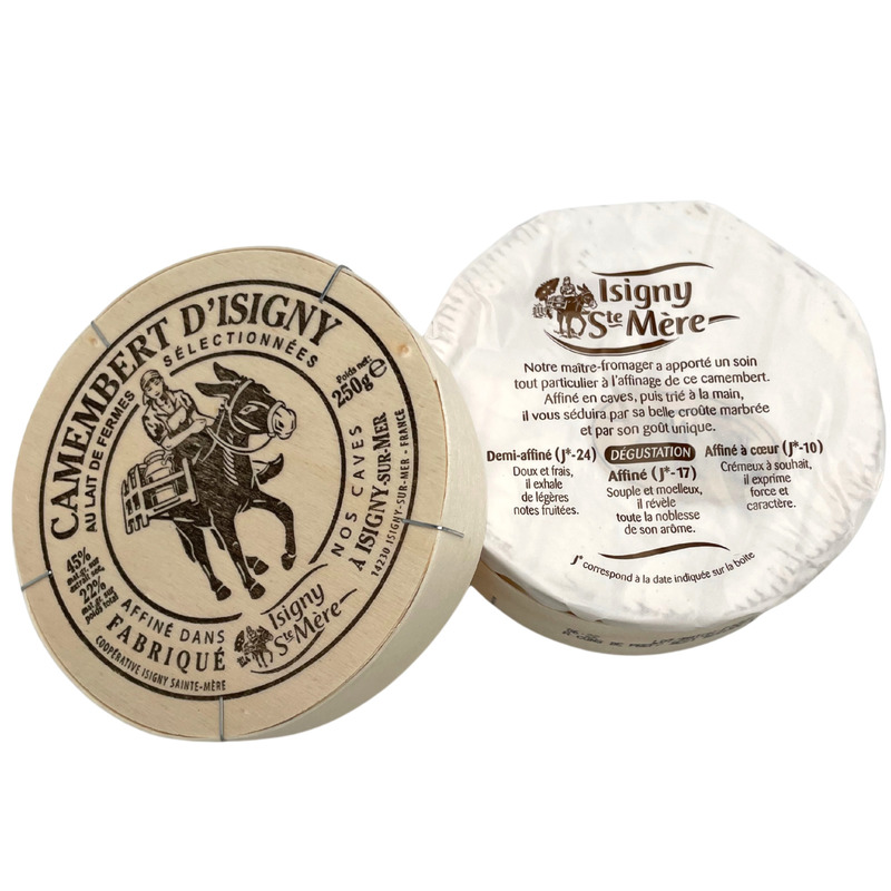 Camembert d'Isigny Sainte-Mère pyrographed 250g