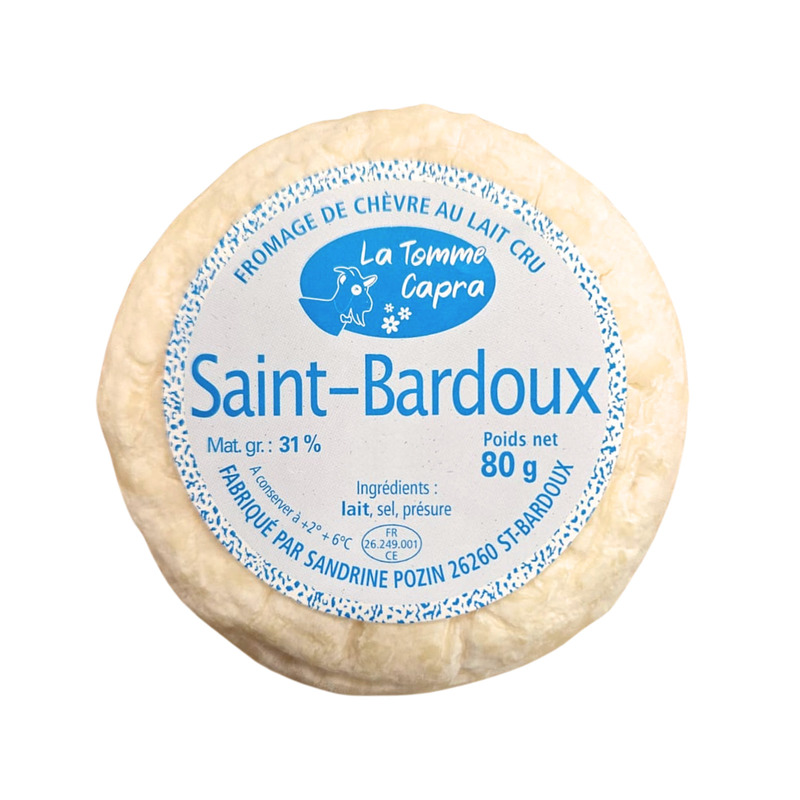 Saint-Bardoux affiné au lait cru de chèvre français caissette bois 8x80g