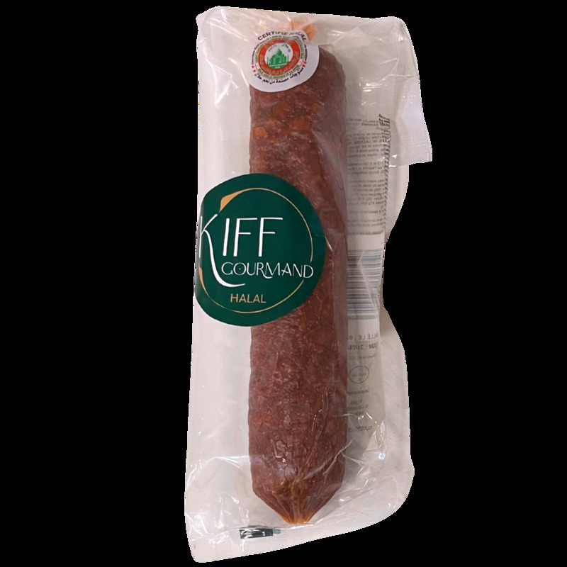 Halal turkey chorizo and cayenne pepper dry speciality ±300g