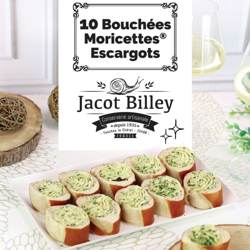 ❆ Moricettes® aux escargots | Bouchées sur plateau traiteur 10x30g