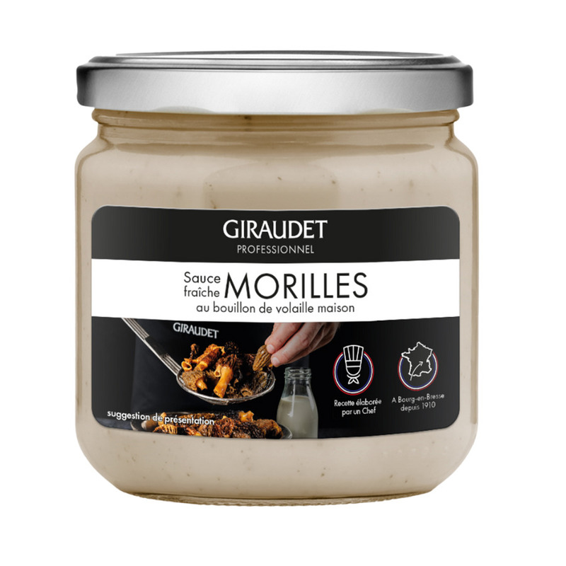 Fresh morel sauce jar 350g