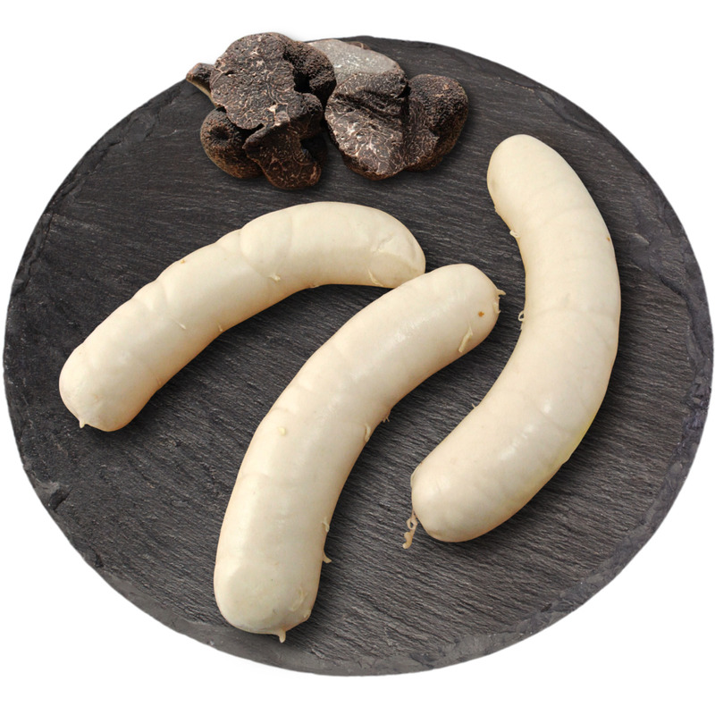 Boudin blanc à la truffe Tuber Melanosporum 1% s/ at 20x±140g